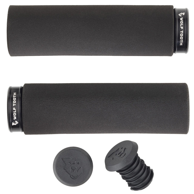 WO-FPLCK-BLK-BLK::0::WO-FPLCK-BLK-BLK::LOCK-ON FAT PAW GRIP BLACK WITH BLACK COLLAR
