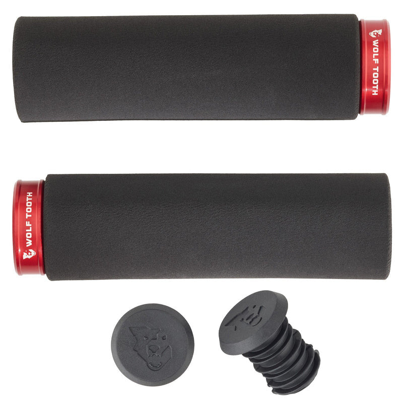 WO-FPLCK-BLK-RED::0::WO-FPLCK-BLK-RED::LOCK-ON FAT PAW GRIP BLACK WITH RED COLLAR