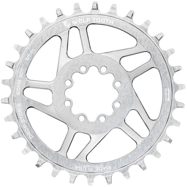 WO-SDM8-30-PLT::0::WO-SDM8-30-PLT::DM PLATEAU SRAM 8-BOLT 30T ARGENT