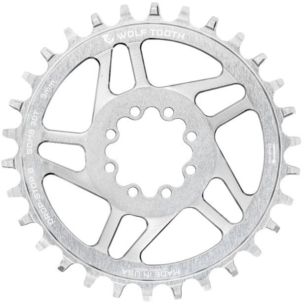 WO-SDM8-32-PLT::0::WO-SDM8-32-PLT::DM PLATEAU SRAM 8-BOLT 32T ARGENT