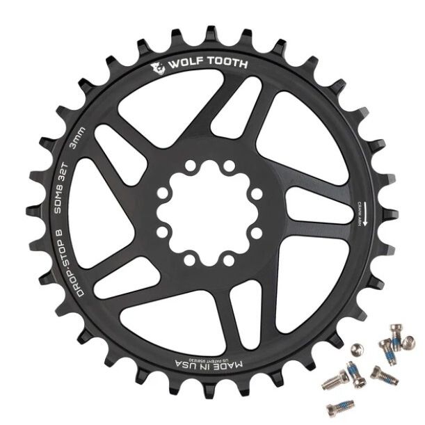 WO-SDM8-R-S-03P-32::0::WO-SDM8-R-S-03P-32::DM CR SRAM 8-BOLT DROP-STOP ST 3MM OFFSET