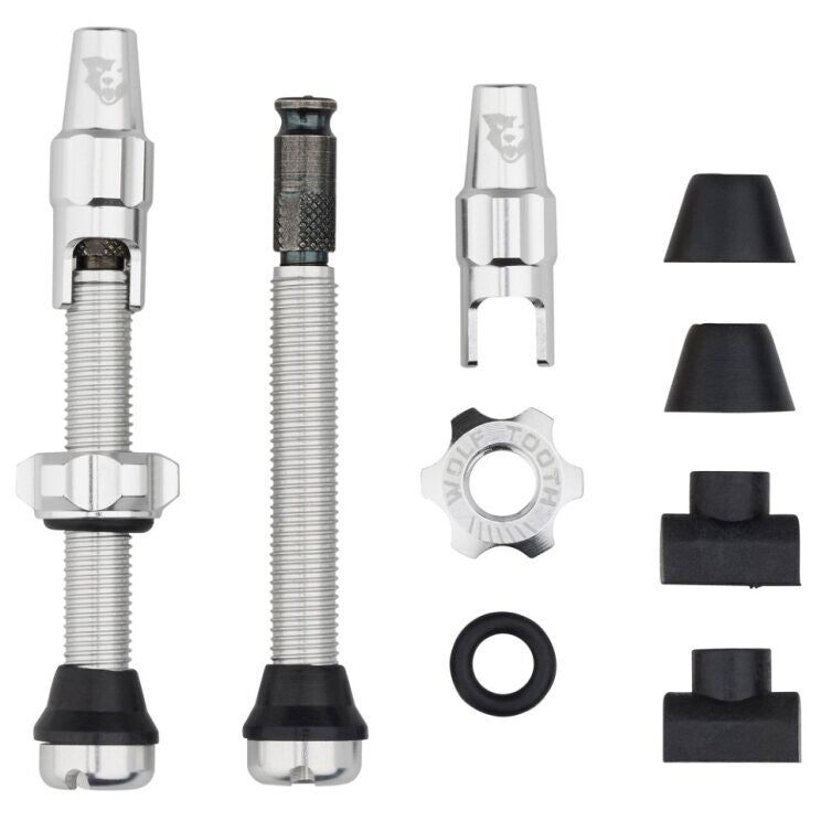 WO-TLV-CLIK44-RSIL::0::WO-TLV-CLIK44-RSIL::TUBELESS VALVE STEM KIT CLIK 44MM ARGENT