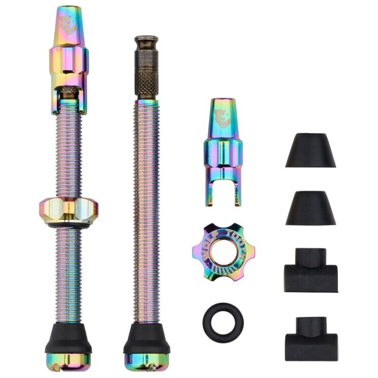 WO-TLV-CLIK60-RBW::0::WO-TLV-CLIK60-RBW::TUBELESS VALVE STEM KIT CLIK 60MM OIL SLICK