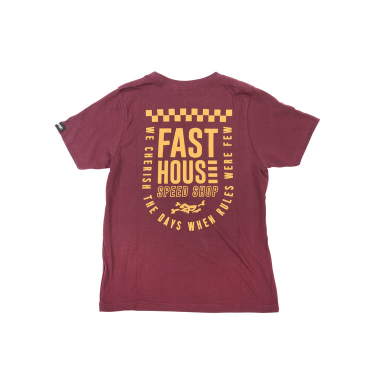 FH-1444-4323::1::FH-1444-4323::#YOUTH ESSENTIAL TEE MAROON YLG