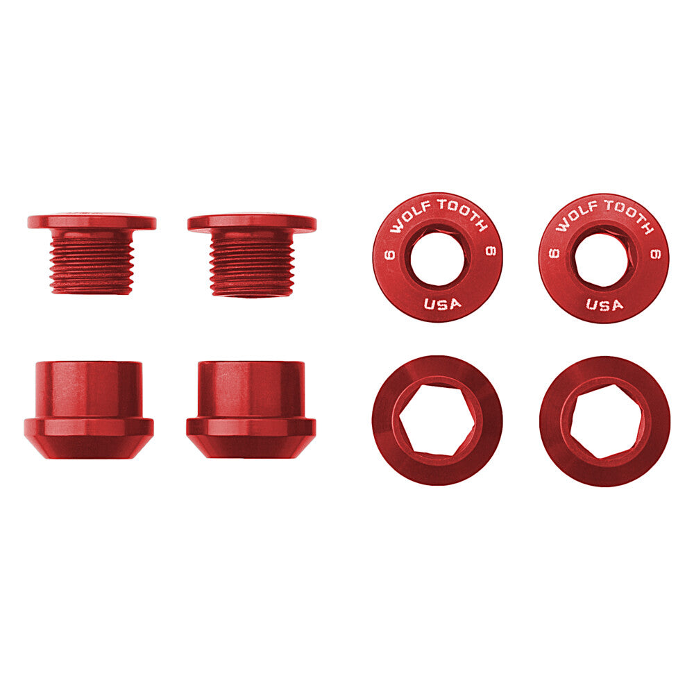 WO-4CBCN06RED::0::WO-4CBCN06RED::4 BOULONS POUR 1X - 4 PCS. ROUGE 6MM