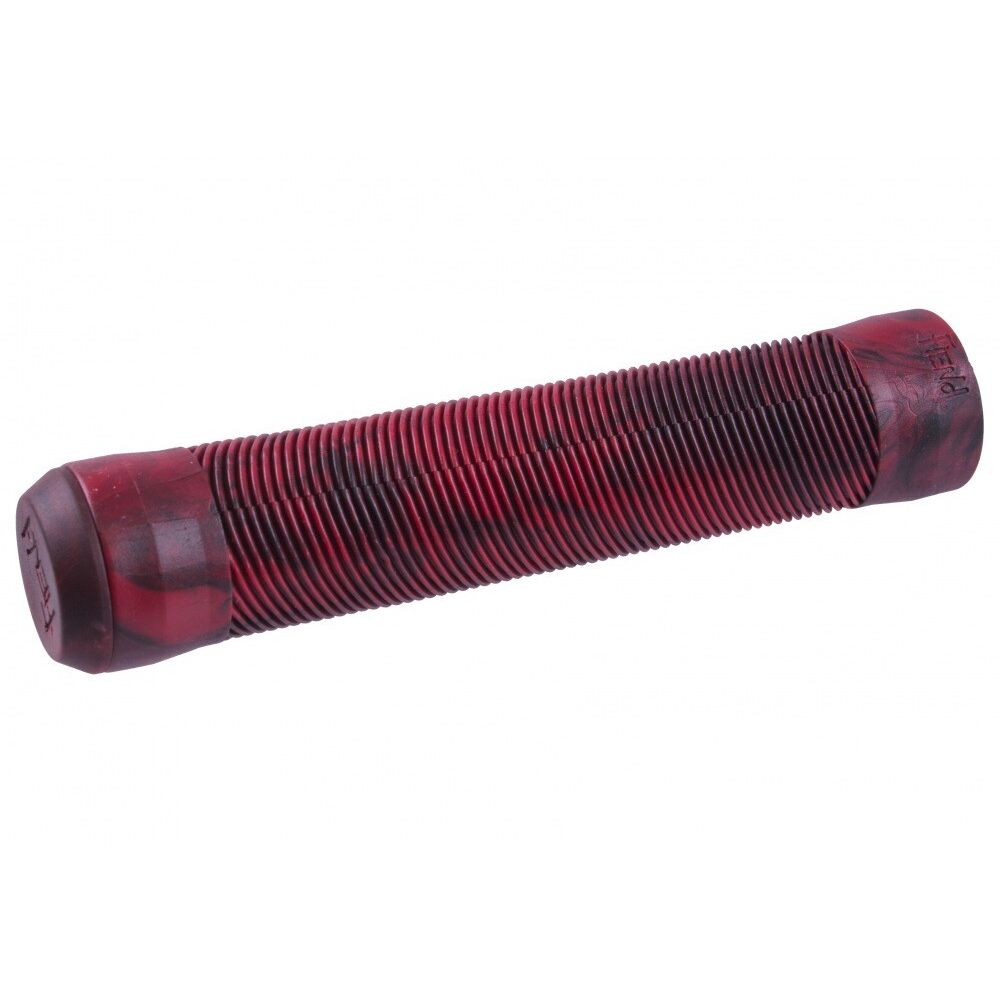 FN-GR-201RED::0::FN-GR-201RED::FIEND FLANGELESS GRIPS DARK ROUGE MARBLE