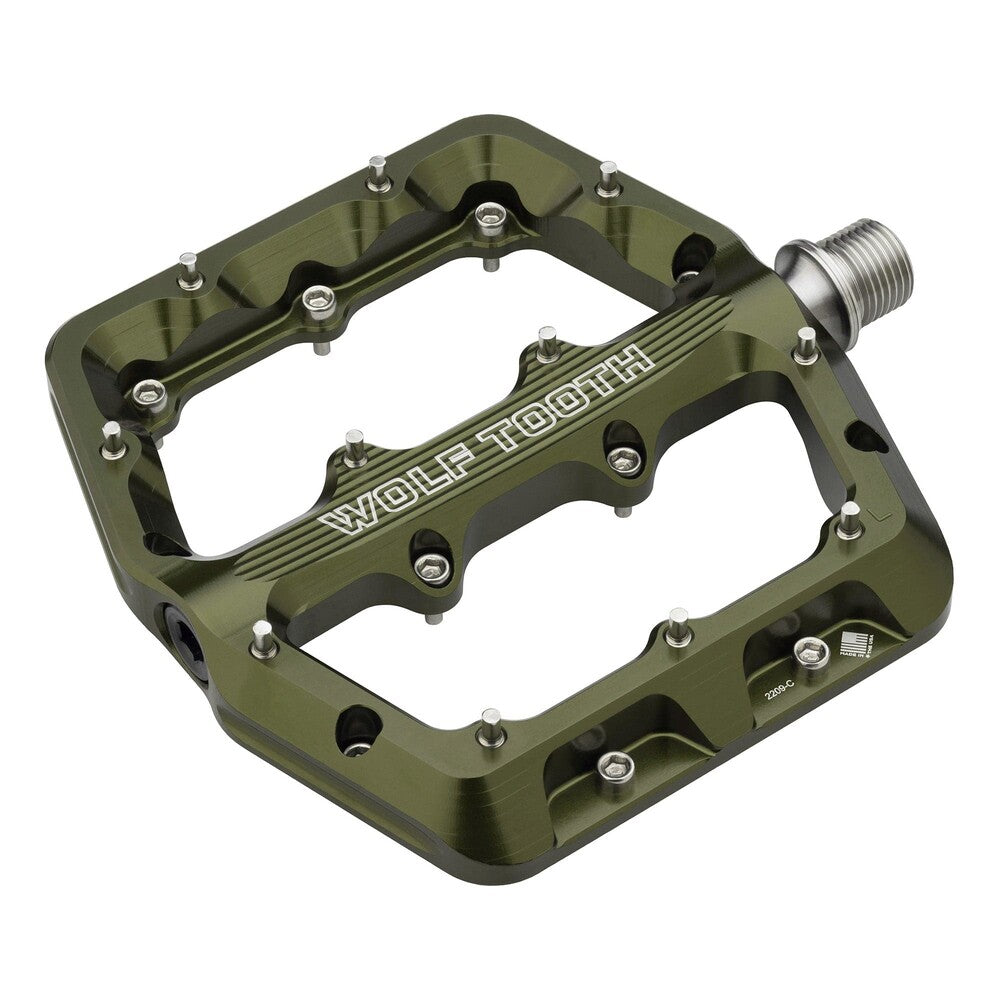 WO-PDL-WF-LG-OLV::0::WO-PDL-WF-LG-OLV::PÉDALE WOLF TOOTH WAVEFORM GRAND OLIVE