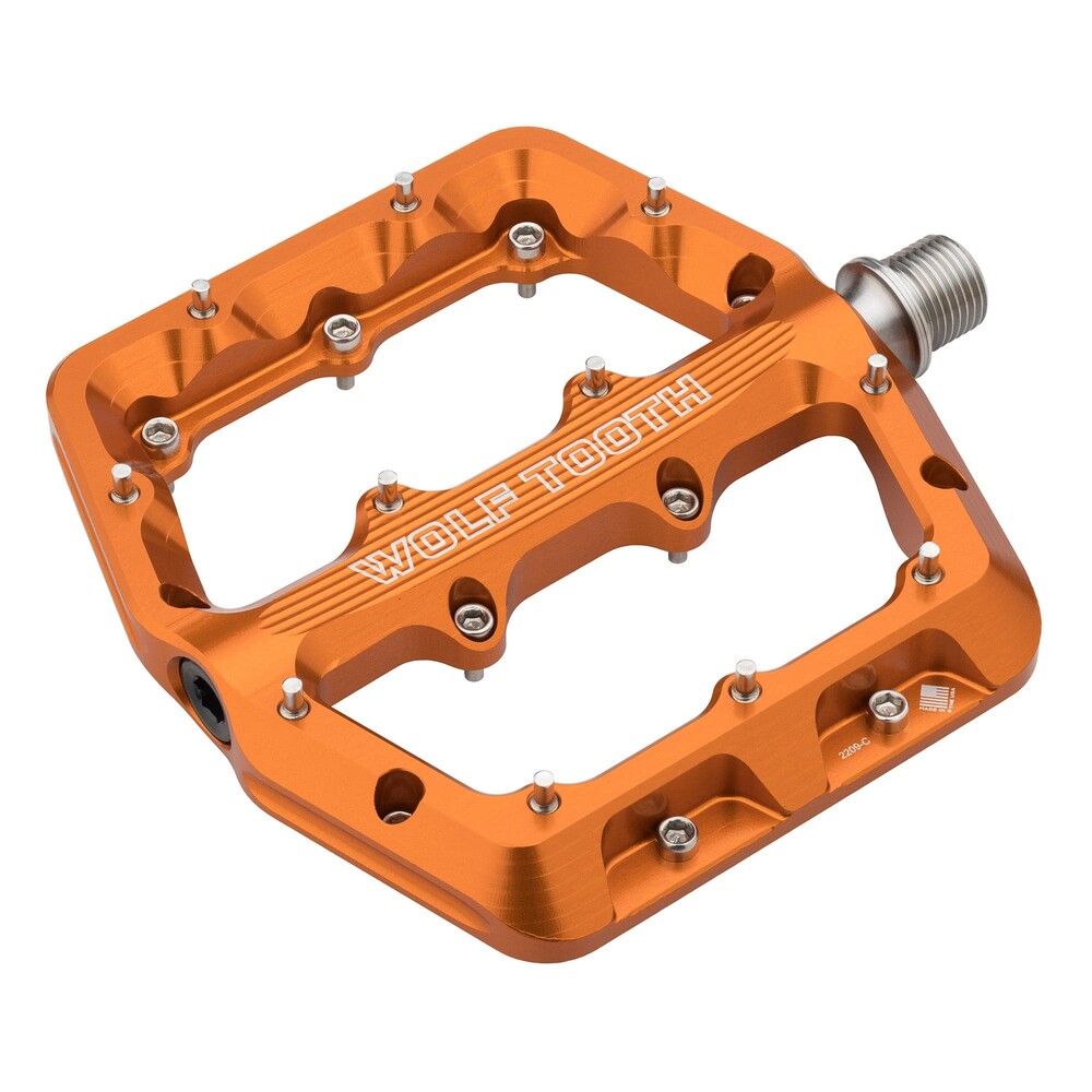 WO-PDL-WF-LG-ORG::0::WO-PDL-WF-LG-ORG::PÉDALE WOLF TOOTH WAVEFORM GRAND ORANGE