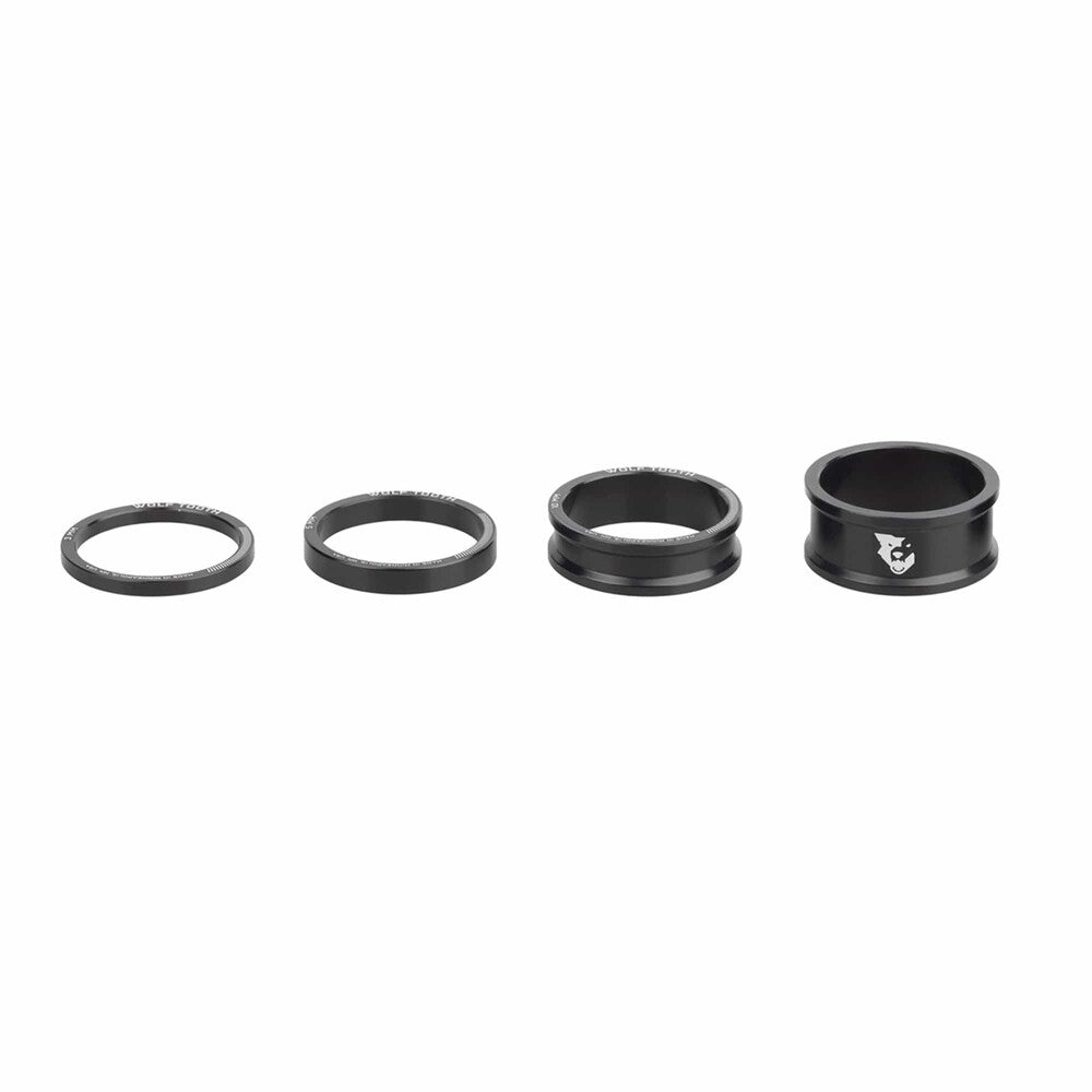 WO-SPACER-BLK-KIT1::0::WO-SPACER-BLK-KIT1::KIT D ENTRETOISE 3, 5,10, 15MM, NOIR