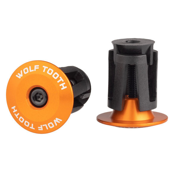 WO-BARPLUG-AL-ORG::0::WO-BARPLUG-AL-ORG::BOUCHONS DE GUIDON EN ALLIAGE ORANGE