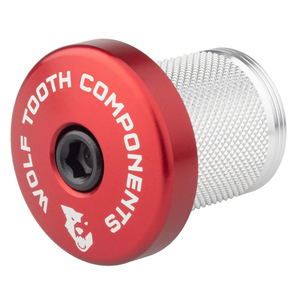 WO-CPLUG-STEM5MM-RED::0::WO-CPLUG-STEM5MM-RED::BOUCHON DE COMPRESSION WOLF TOOTH ROUGE