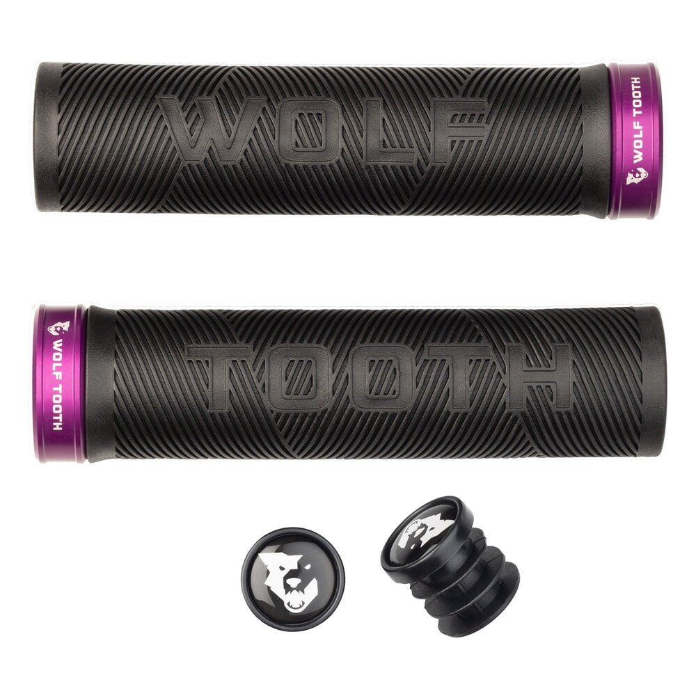 WO-ECHO-BLK-PRP::0::WO-ECHO-BLK-PRP::#LOCK-ON ECHO GRIP BLACK GRIP WITH PURPLE COLLAR