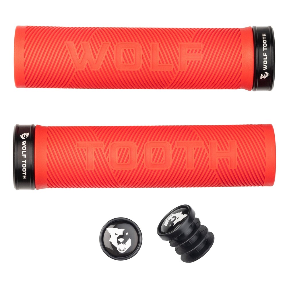 WO-ECHO-RED-BLK::0::WO-ECHO-RED-BLK::POIGNÉES LOCK-ON ECHO ROUGE AVEC COL NOIR