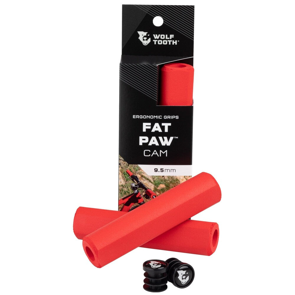 WO-CAM-FATPAW-RED::0::WO-CAM-FATPAW-RED::POIGNÉE FAT PAW CAM 9.5MM ROUGE