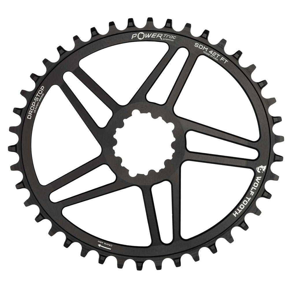 WO-OVAL-SDM42-FT::0::WO-OVAL-SDM42-FT::PLTEAU OVALE DIRECT POUR SRAM 42T FLATTOP