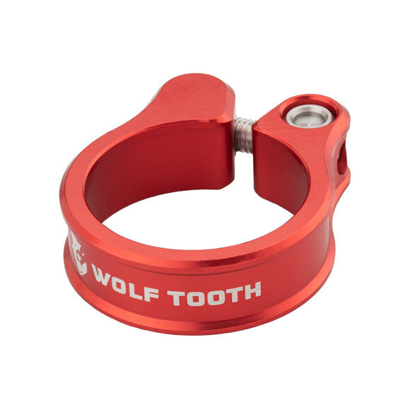 WO-SC-36-RED::0::WO-SC-36-RED::COLLIER DE TIGE DE SELLE WOLF TOOTH 36.4MM ROUGE