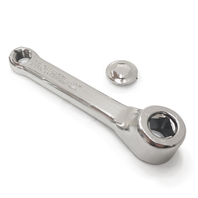 Varia left crank 165mm black alloy