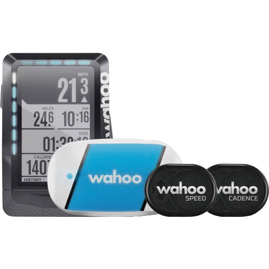Wahoo Elemnt GPS bike computer with accessories