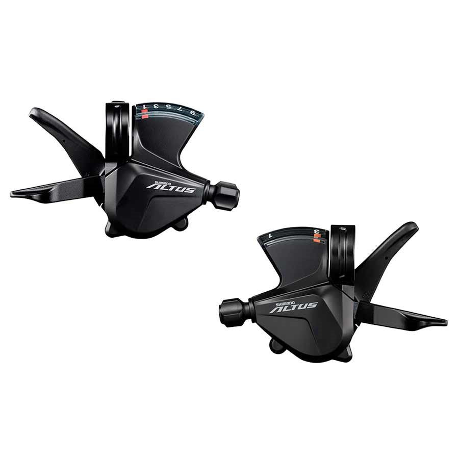 Shimano, Altus SL-M2010, Levier de vitesses, Vitesses: 3x9, Combinaison: Non, Noir, Ensemble