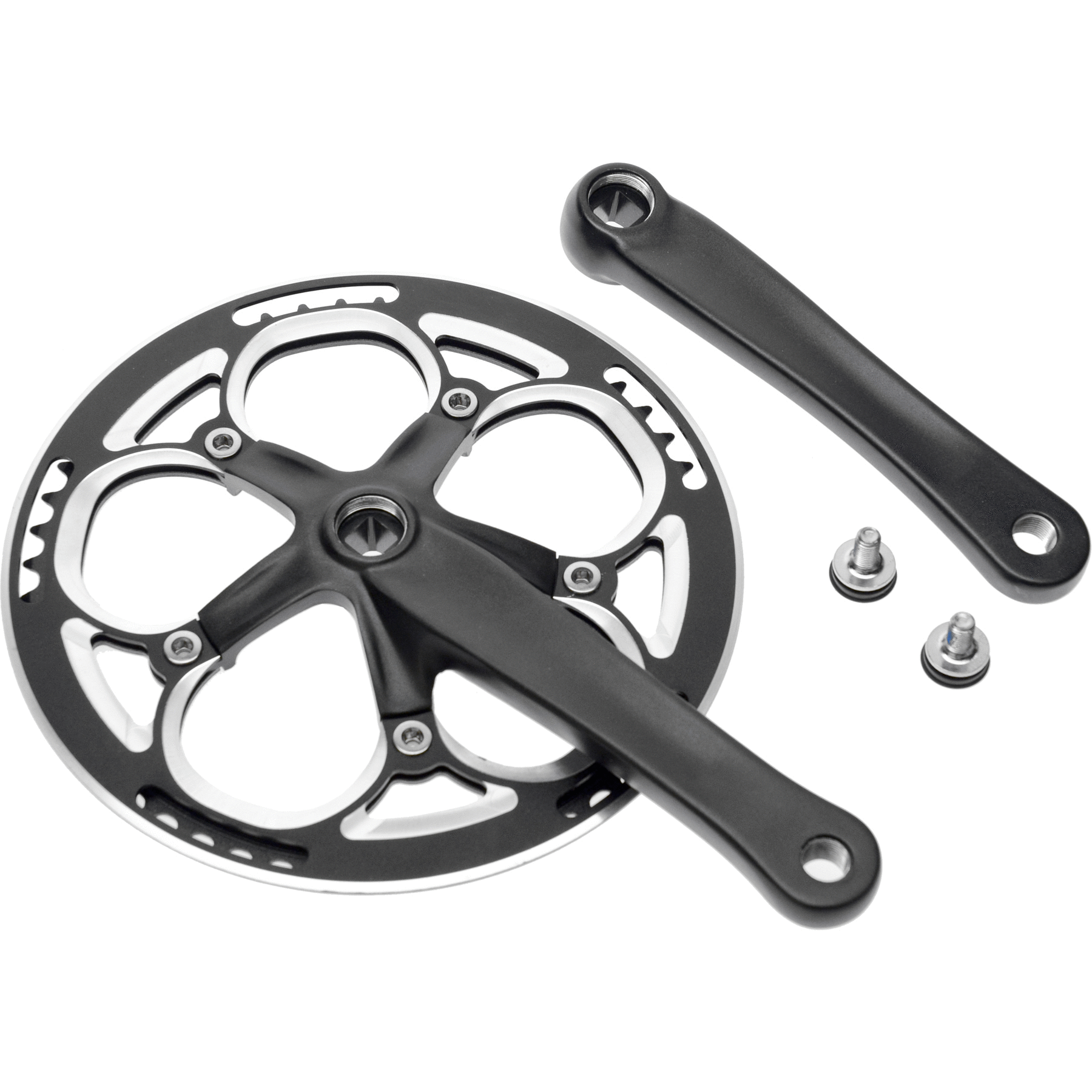 Dahon 130 BCD Black Square Taper Crankset (2 Arms Only)