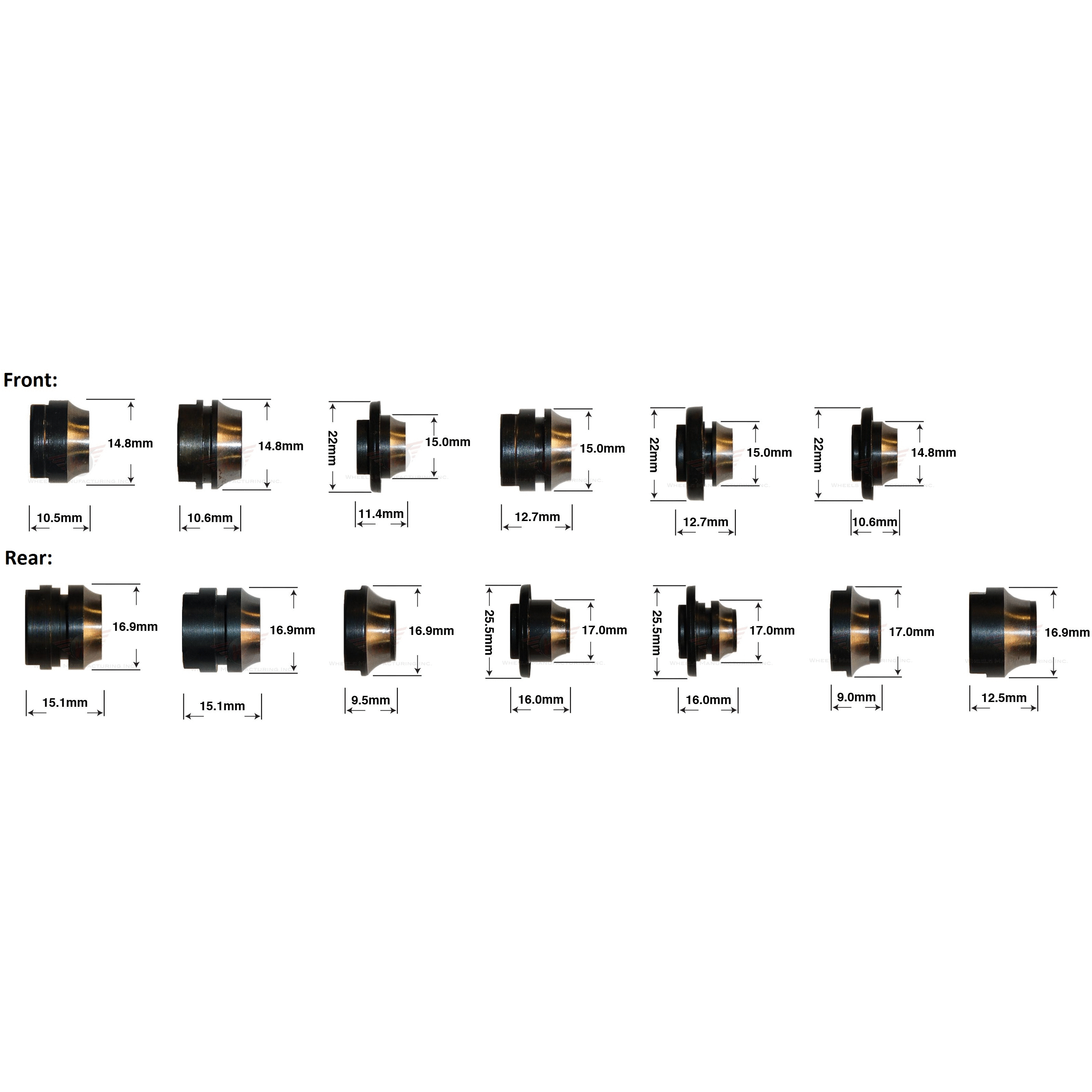 Wheels Manufacturing Cônes Shimano