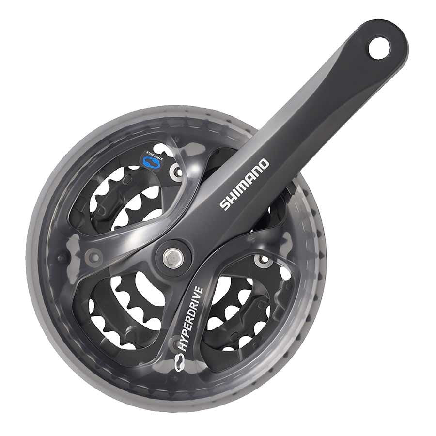 Shimano, Acera FC-M361, Pédalier, 7/8 vit, 170mm, 28/38/48D, BCD:64/104mm, Carré, 50 mm, Noir, Avec garde-chaîne