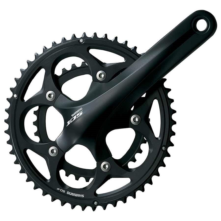 Shimano 105 FC-R5750 pedalier 10 vitesse 34-50 175mm argent