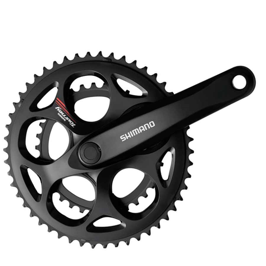 Shimano, FC-A070, Pédalier, 7 vit, 170mm, 34/50D, BCD:mm, Carré, 43.5mm, Noir