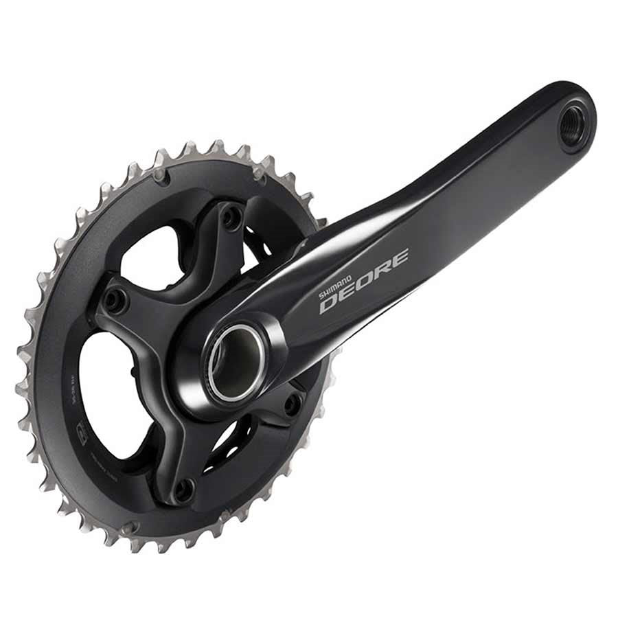 Shimano, Deore FC-M6000-B, Pédalier, Boost, 10 vit., 24mm, 26/36D, BCD:64/96, Hollowtech II, 175mm, Noir