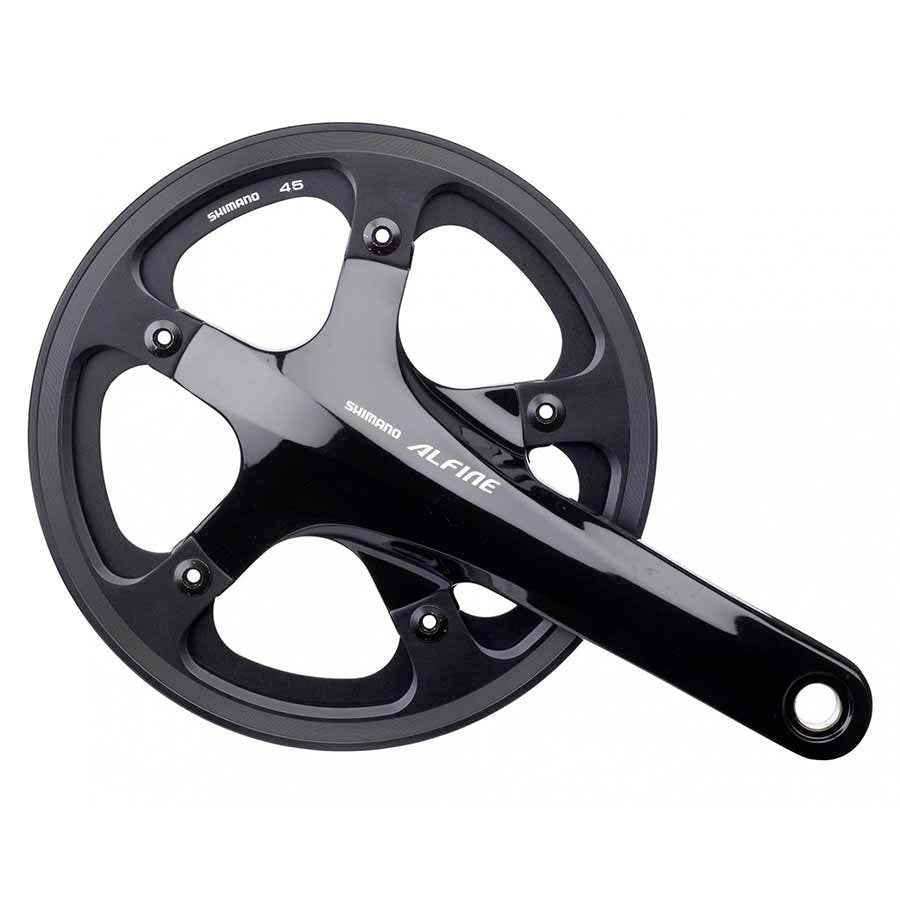 Shimano, Alfine FC-S501, Pédalier, 1 vit., 42D, BCD:130, Hollowtech II, 170mm, Noir