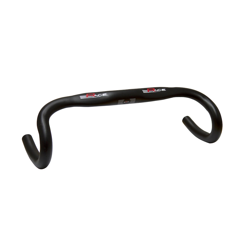 Race guidon route OS alliage noir