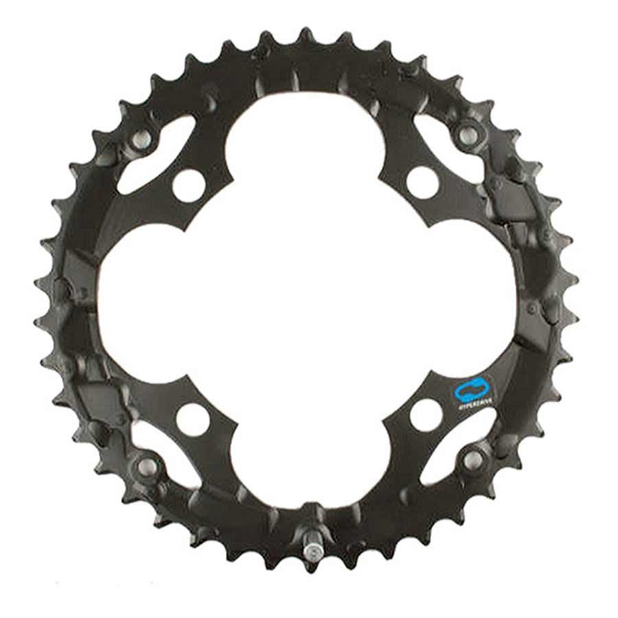 Shimano, Y1KN98060, 48D, 8vit., BCD: 104mm, 4 Boulons, Acera FC-M361, Plateau Extérieur, Pour 28/38/48, Acier, Noir