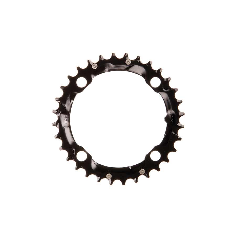 Truvativ, 32D, 9 vit., BCD 104mm, 4-Boulon, Plateau Centre, Pour MTB triple, Acier, Noir, 11.6215.063.000