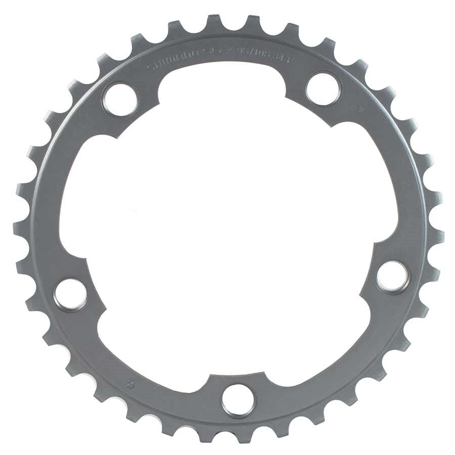 Shimano, Y1LL34000, 34D, 10vit., BCD: 110mm, 5 Boulons, Ultegra FC-6750, Plateau Centre, Pour Pour 50D, Aluminium, Argent