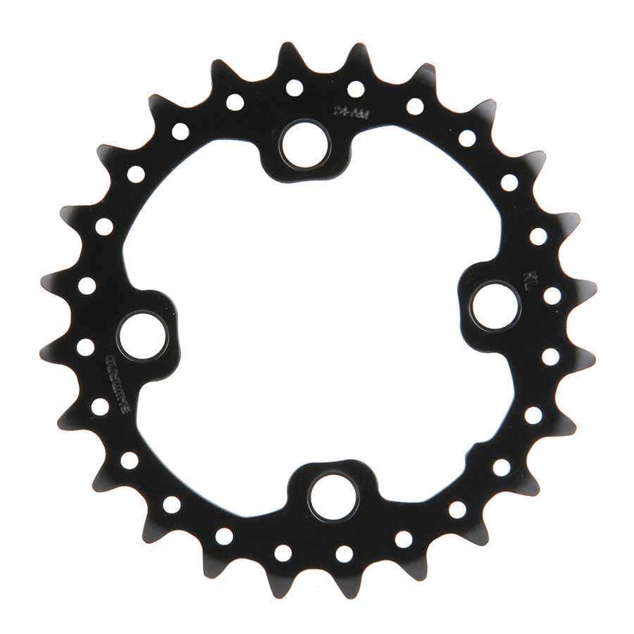 Shimano, Y1NA24000, 24D, 10vit., BCD: 64mm, 4 Boulons, SLX FC-M675, Plateau Intérieur, Pour 24/38, Aluminium, Noir