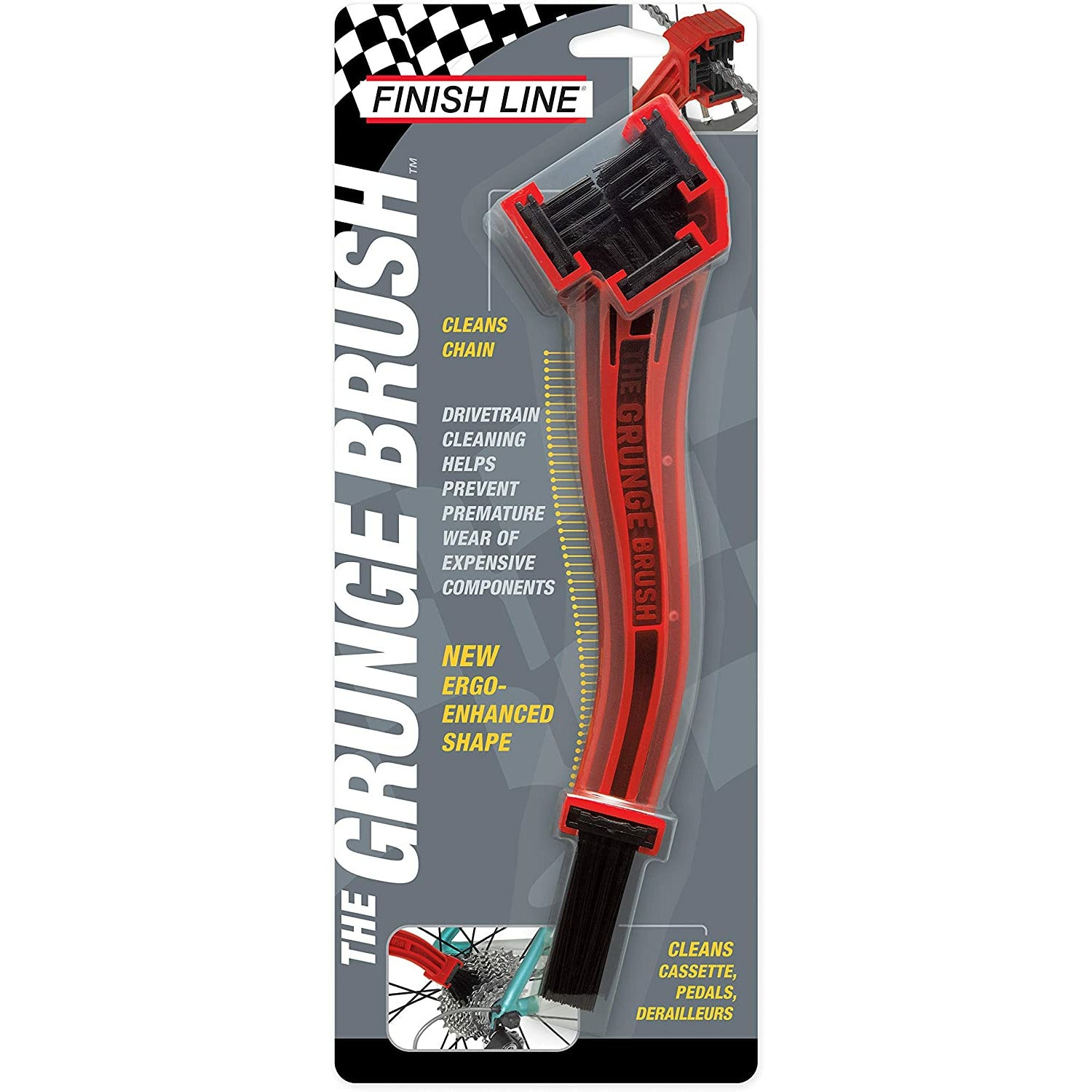 Finish Line Grunge Brush