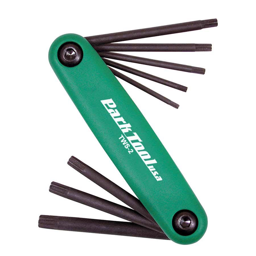 Park Tool, TWS-2, Clés Torx repliables, T7, T9, T10, T15, T20, T25, T27, T30 et T40