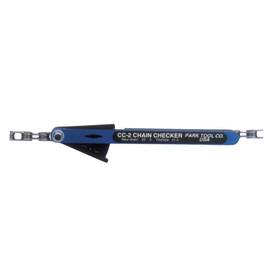 Park Tool, CC-2, Vérificateur de chaîne, Indique le pourcentage d'usure