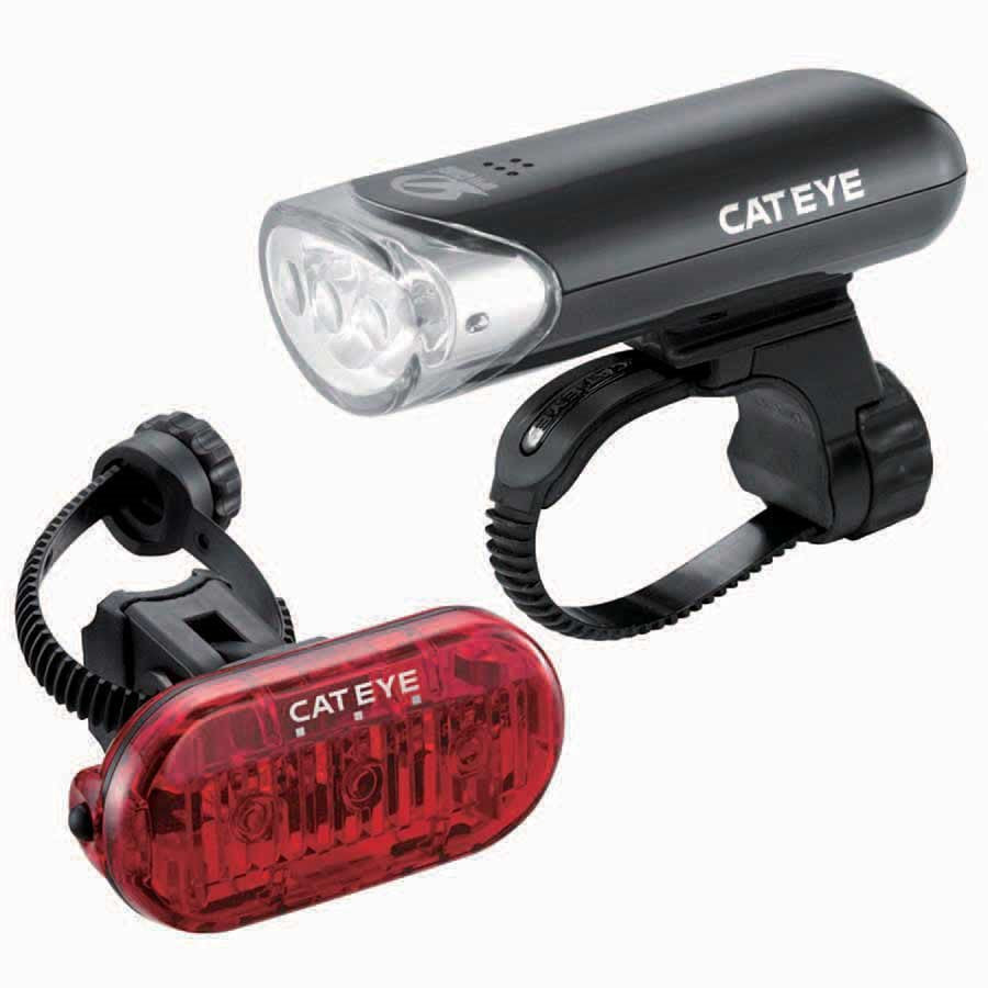 Cateye HL-EL135 + Omni 3