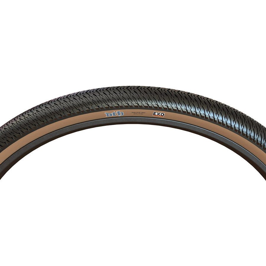 010868-10-26::0::010868-10-26::Maxxis, DTH, 26''x2.30, Pliable, Tringle, Single, EXO, 60TPI, Flanc Beige