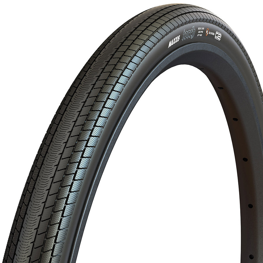 010890-06-20::2::010890-06-20::Maxxis, Torch, Pneu pour hybride, 20''x1.75, Pliable, Tringle, Dual, EXO, 120TPI, Noir