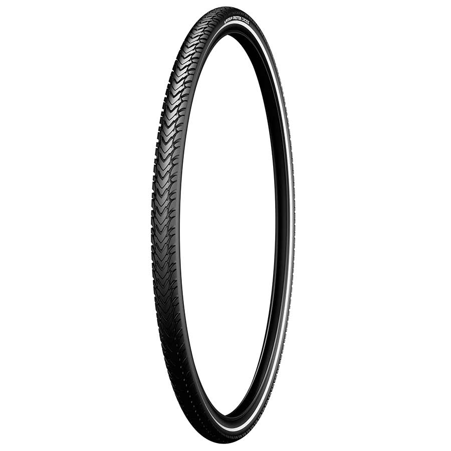 010923-01-700::0::010923-01-700::Michelin, Protek Cross, Pneu, 700x35C, Rigide, Tringle, Protek 1mm, Reflex, 22TPI, Noir