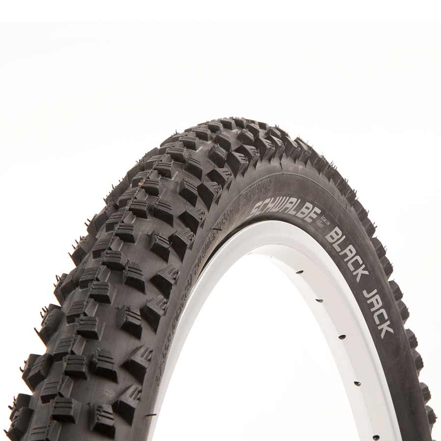 010951-03-26::0::010951-03-26::Schwalbe, Black Jack, Pneu, 26''x2.10, Rigide, Tringle, SBC, K-Guard, 50TPI, Noir