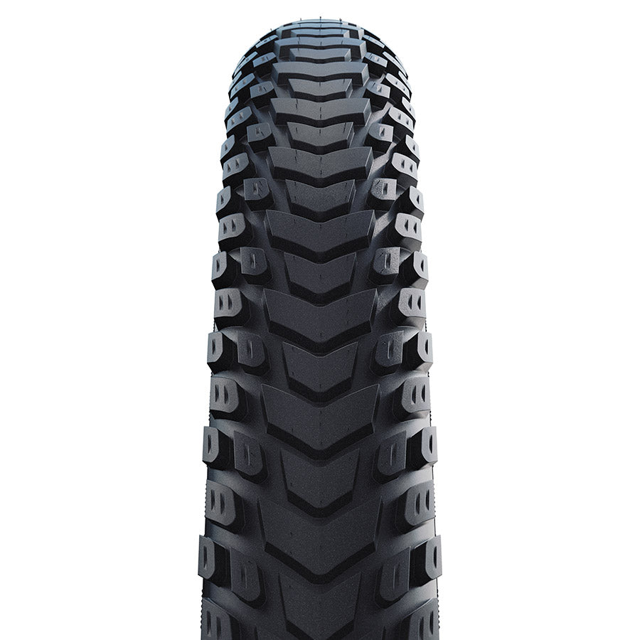 010985-20-700::1::010985-20-700::Schwalbe, Marathon Mondial, Pneu pour hybride, 700x47C, Rigide, Tringle, Addix, RaceGuard, 67TPI, Noir