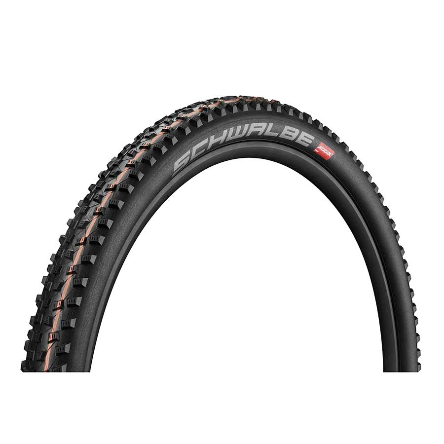 011624-06-29::0::011624-06-29::Schwalbe, Rocket Ron Addix, Pneu, 29''x2.25, Pliable, Tubeless Ready, Addix Performance, TwinSkin, 67TPI, Noir