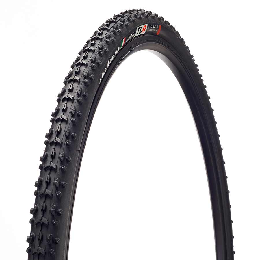 011741-01-700::0::011741-01-700::Challenge, Grifo TLR, Pneu, 700x33C, Pliable, Tubeless Ready, Vulcanized, Nylon, Noir