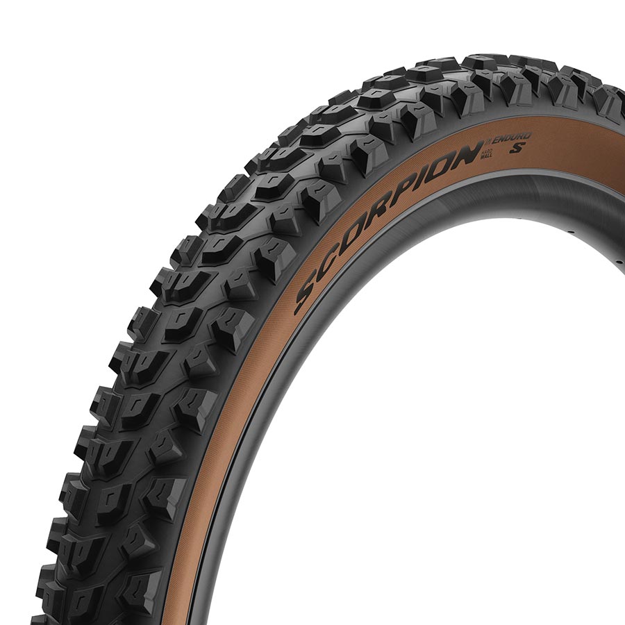 011827-14-29::0::011827-14-29::Pirelli, Scorpion Enduro S, Pneu de VTT, 29x2.40, Pliable, Tubeless Ready, SmartGRIP Gravity, HardWALL, 60TPI, Flanc Beige