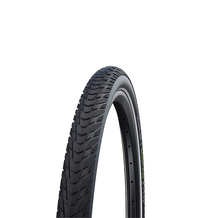 011883-09-700::0::011883-09-700::Schwalbe, Marathon E-Plus, Pneu pour hybride, 700x40C, Rigide, Tringle, Endurance, SmartGuard, 67TPI, Noir