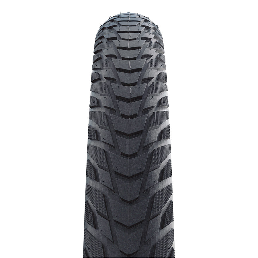 011883-11-700::1::011883-11-700::Schwalbe, Marathon E-Plus, Pneu pour hybride, 28''x2.15, Rigide, Tringle, Addix E, TwinSkin, 67TPI, Noir Bande Réfléshissante