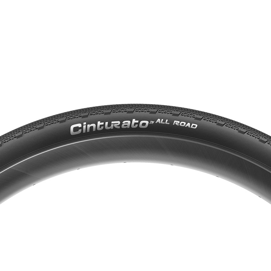 011896-08-700::4::011896-08-700::Pirelli, Cinturato All Road, Pneu Gravel, 700x50C, Pliable, Tubeless Ready, PROCompound Gravel, ProWALL Gravel, 60TPI, Noir